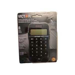 Victor 900 Basic Pocket Calculator With Cover Non Slip Rubber Keys New Unopened